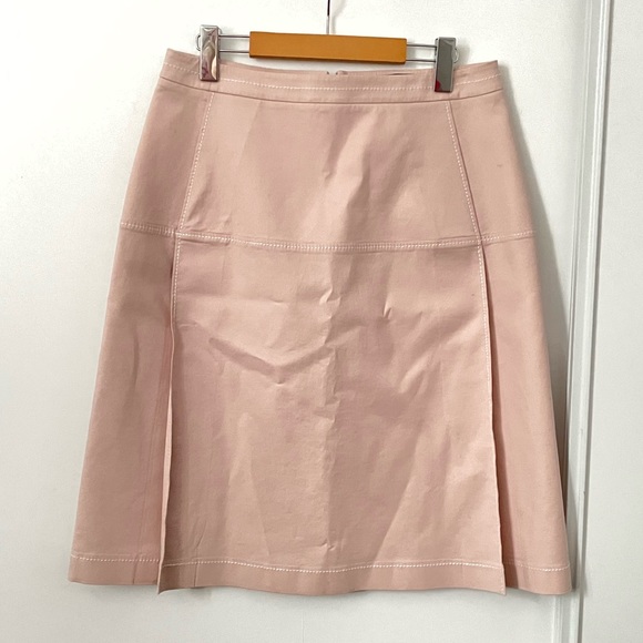Piazza Sempione Salmon Pink A-Line Skirt - Picture 2 of 9